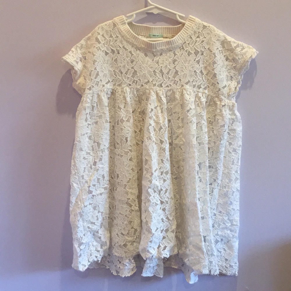Lacy White Urban Outfitters Top